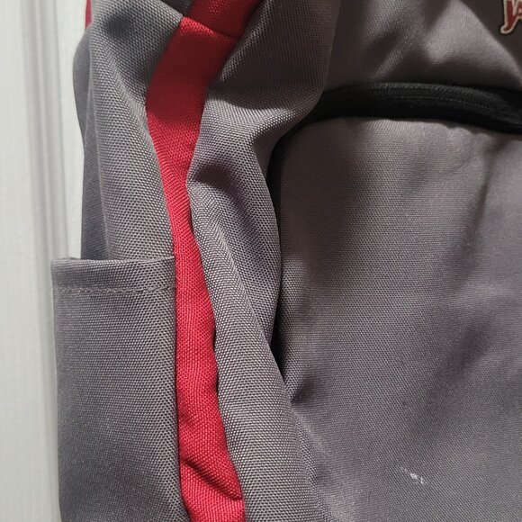 Jan Sport Messenger Computer bag w/padding. Color:Gray/Red - Picture 11 of 14